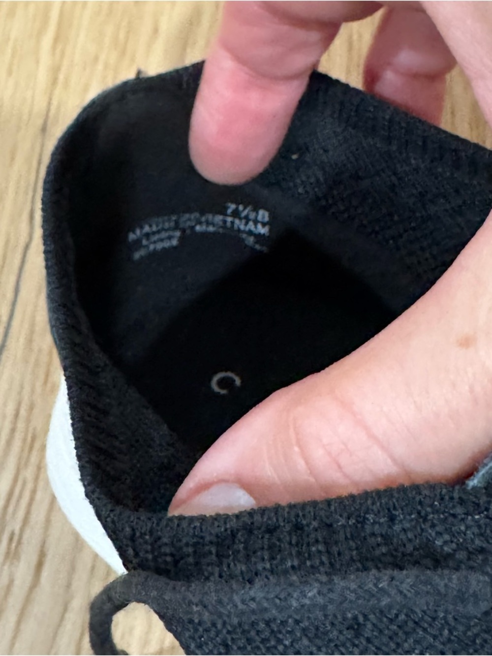 Cole Haan Women's ZERØGRAND Meritt Stitchlite Oxfords Sz 7.5 black knit sneakers - Picture 11 of 11